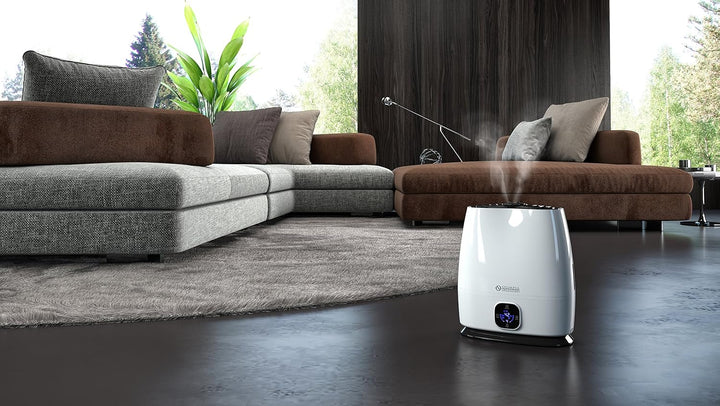 Olimpia Splendid 99425 Limpia 6 Luftbefeuchter Aroma Diffuser und Timer-Funktion, 50 m² 6 Liter, 6 L