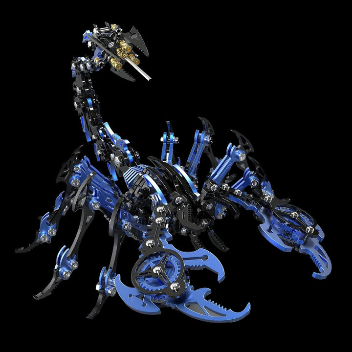 Bunte 3D Metall Puzzle Erwachsene Skorpion, 3D Modellbausatz Metall für Erwachsene mit Werkzeugen, D