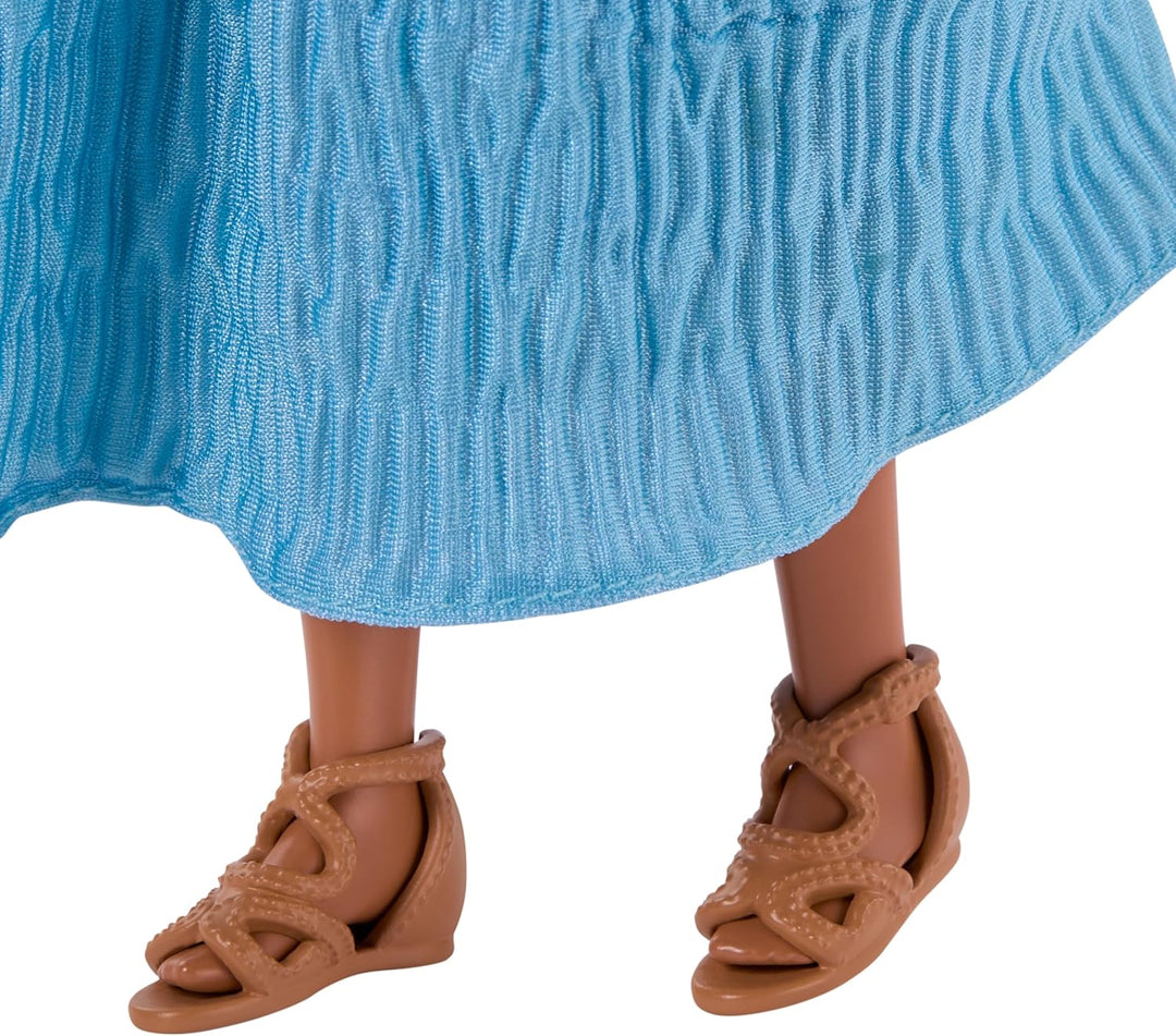 DISNEY Arielle, die Meerjungfrau - Menschliche Version im blauen Kleid mit beweglichen Gelenken und