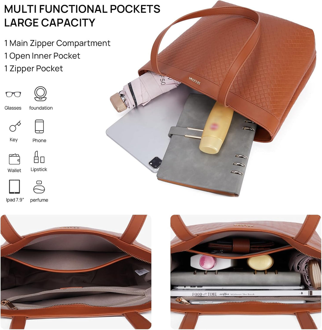 Telena Damen Schultertasche PU Leder Damen Umhängetasche Klein Crossbody Bag für Frauen Handtasche 3