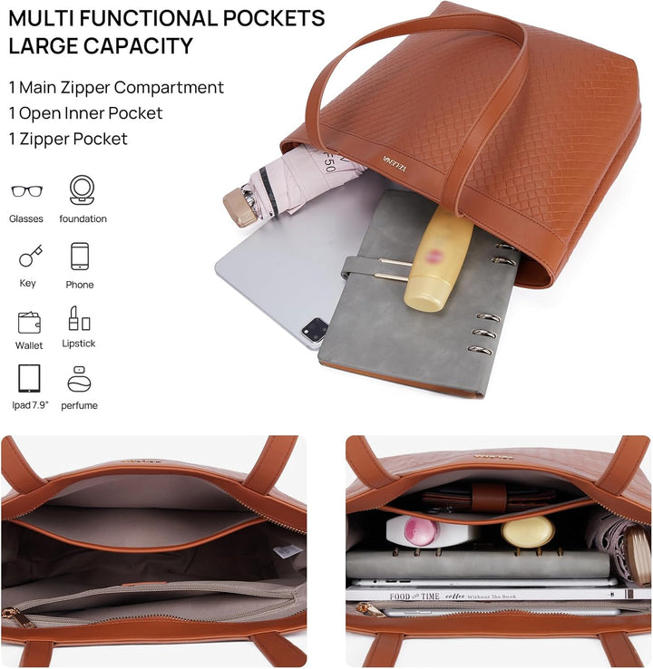 Telena Damen Schultertasche PU Leder Damen Umhängetasche Klein Crossbody Bag für Frauen Handtasche 3