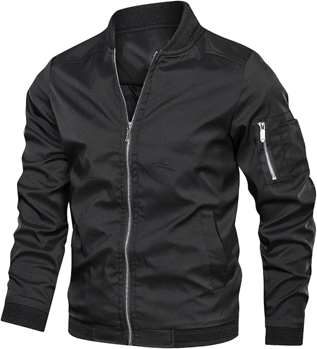 Übergangsjacke Damen Frühling, Bomberjacke Damen Coat Sommer Blouson Reissverschluss Herbst Frühling