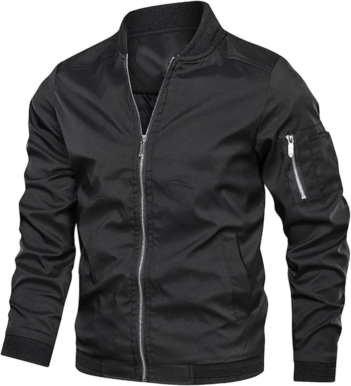 Übergangsjacke Damen Frühling, Bomberjacke Damen Coat Sommer Blouson Reissverschluss Herbst Frühling