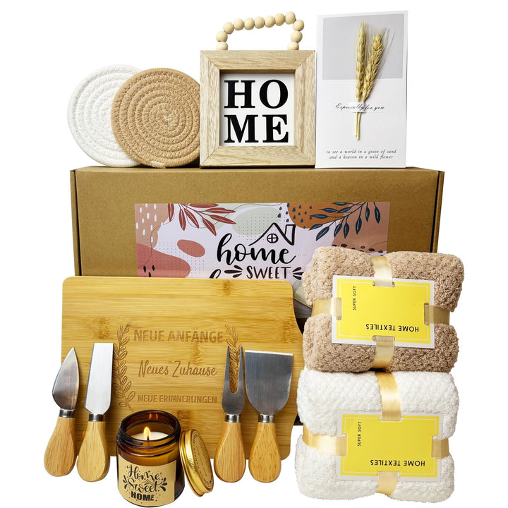 Einzugsgeschenke - Bambus Schneidebrett, Einzugsgeschenke Haus/Wohnung, Geschenkideen zum Einzug,Ein