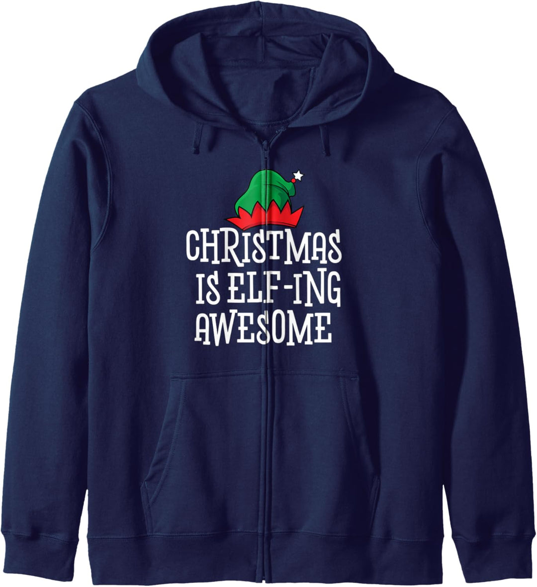 Naughty Elves | Christmas Is Elf-ing Awesome Kapuzenjacke