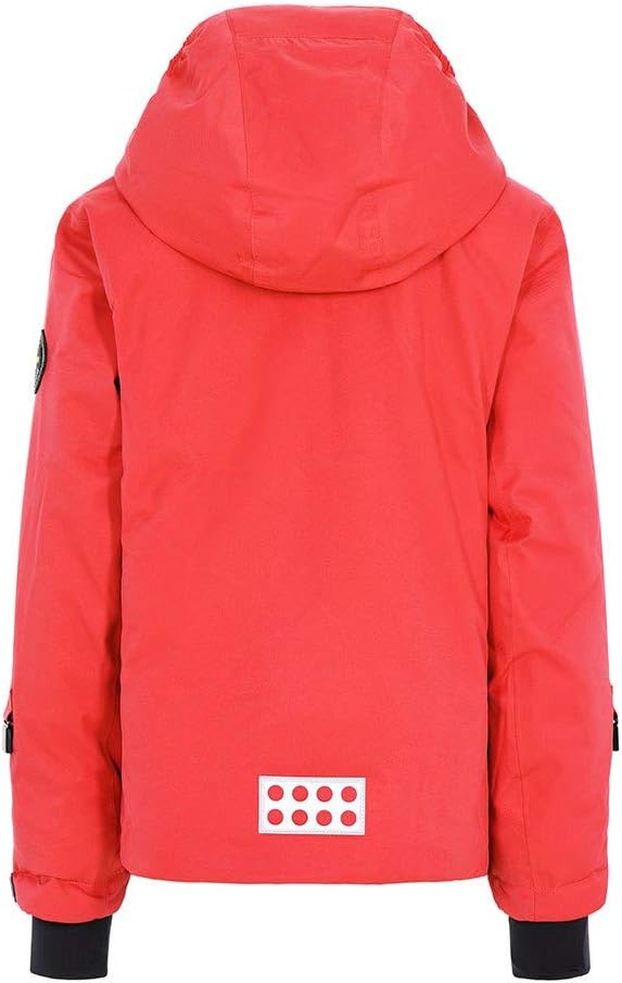 LEGO Mädchen Lwjodie - Lego Tec Ski Action Jacke 116 320 Coral Red, 116 320 Coral Red