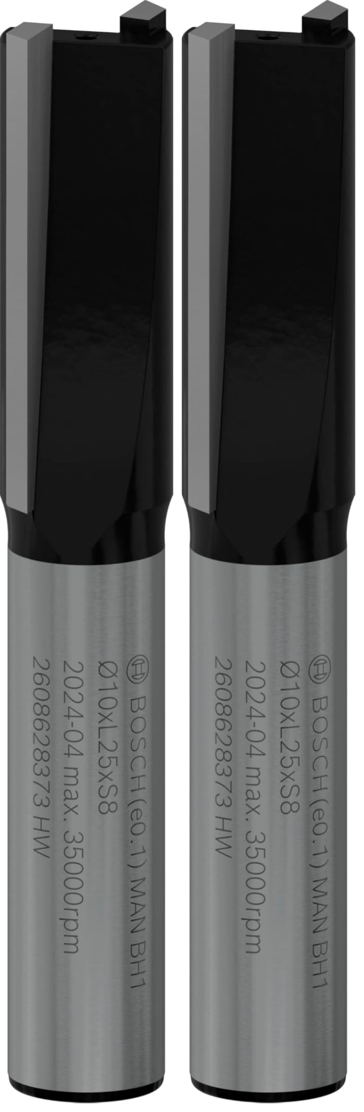 Bosch Professional Nutfräser Standard for Wood (für Holz, 10 mm, Arbeitslänge 25 mm, Zubehör Handfrä