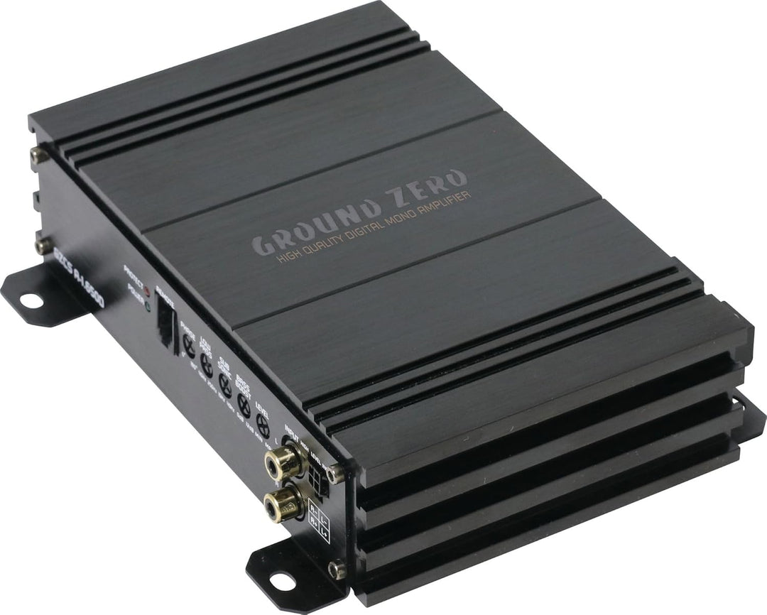 Ground Zero GZCS A-1.650D - 1-Kanal Endstufe mit 1300 Watt (RMS: 650 Watt)