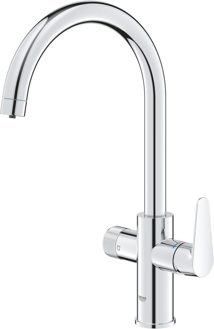 GROHE Blue Pure, Küchenarmatur, mit Filterfunktion (Gefiltertes Wasser: separater Griff, Filter unte