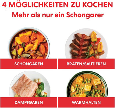 Instant Pot Superior Slow Cooker/Schongarer, 7.1L Multikocher / 4 Kochfunktionen (Schongaren, Braten