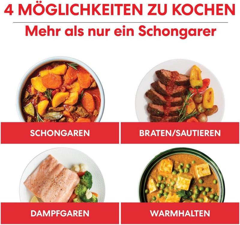 Instant Pot Superior Slow Cooker/Schongarer, 7.1L Multikocher / 4 Kochfunktionen (Schongaren, Braten