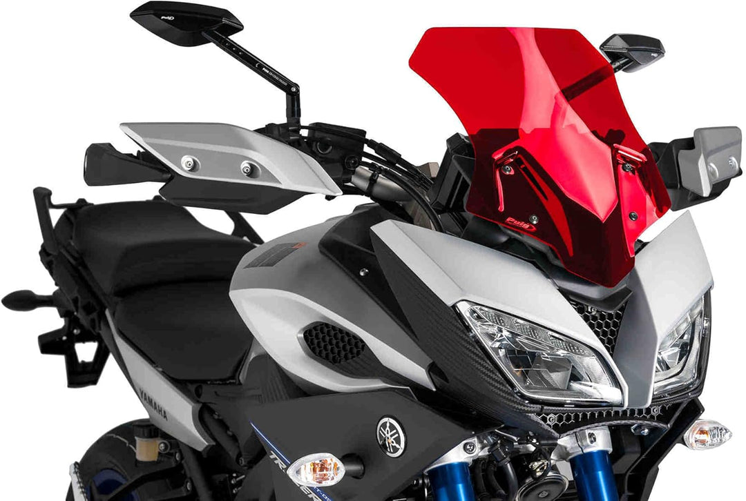 Puig 7645R Roter Rückspiegel (Hi-Tech 4 Nicht Homologiert rechts/Links), Rot