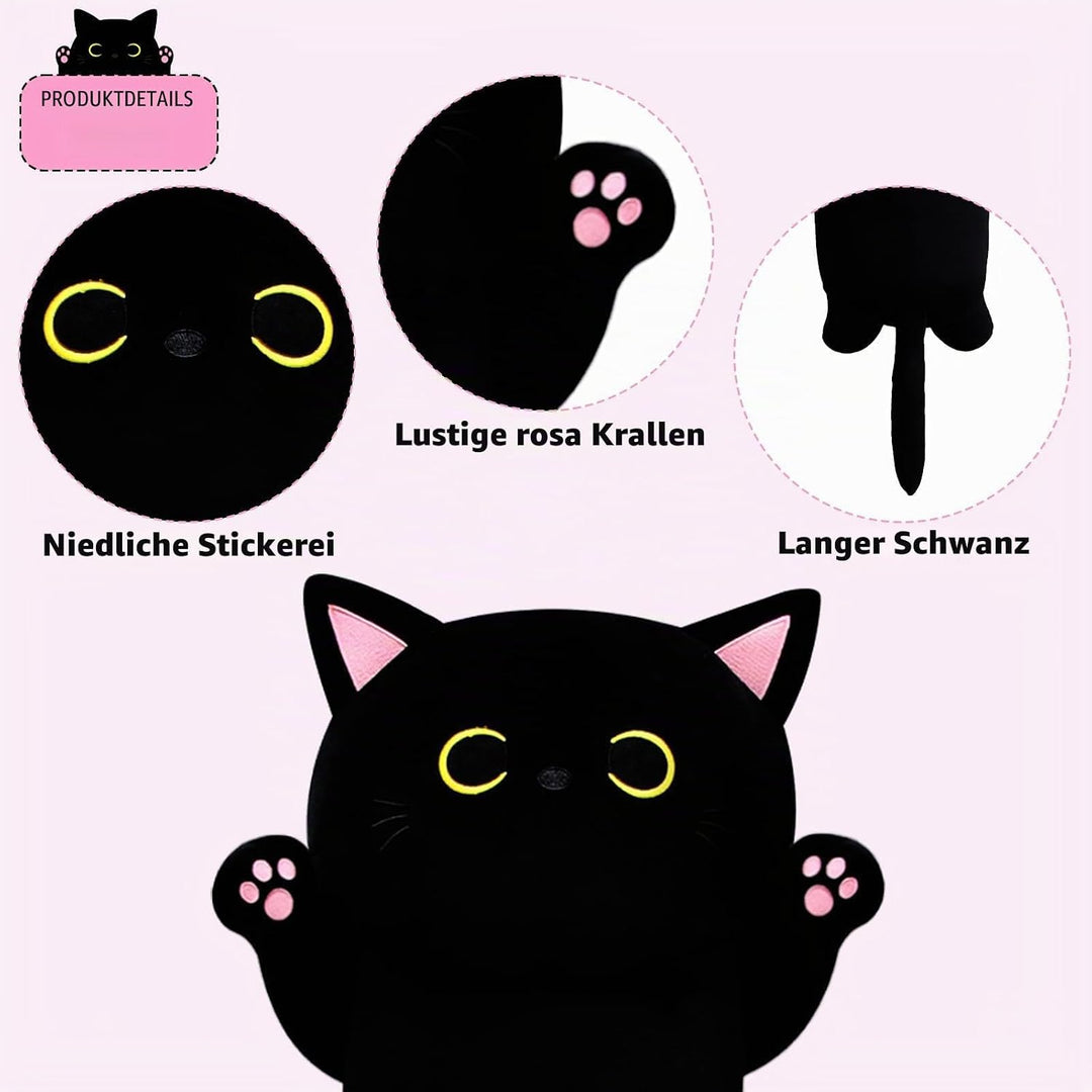 90CM Lange Katze Plüsch Körperkissen, Lange Katze Kuscheltier Stofftier Stofftiere Katzen Kissen Plü