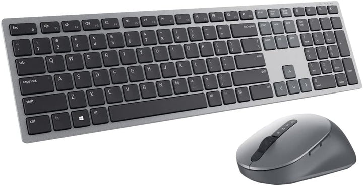 Dell KM7321W, Wireless, Multimedia, Tastatur und Maus Set, US International (QWERTY), schwarz Dell W