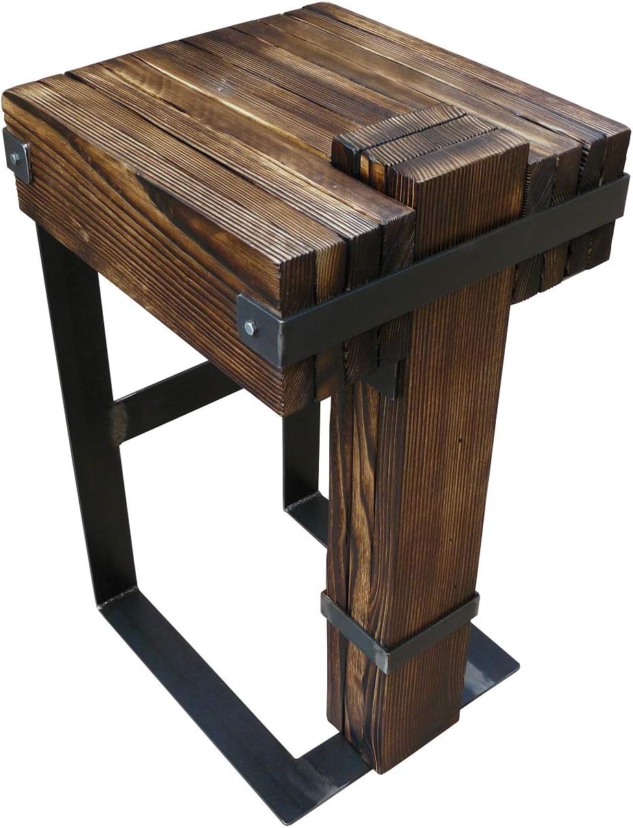 CHYRKA® Esstisch Wohnzimmertisch DROHOBYCZ Hocker Loft Vintage Bar IndustrieDesign Handmade Holz Met