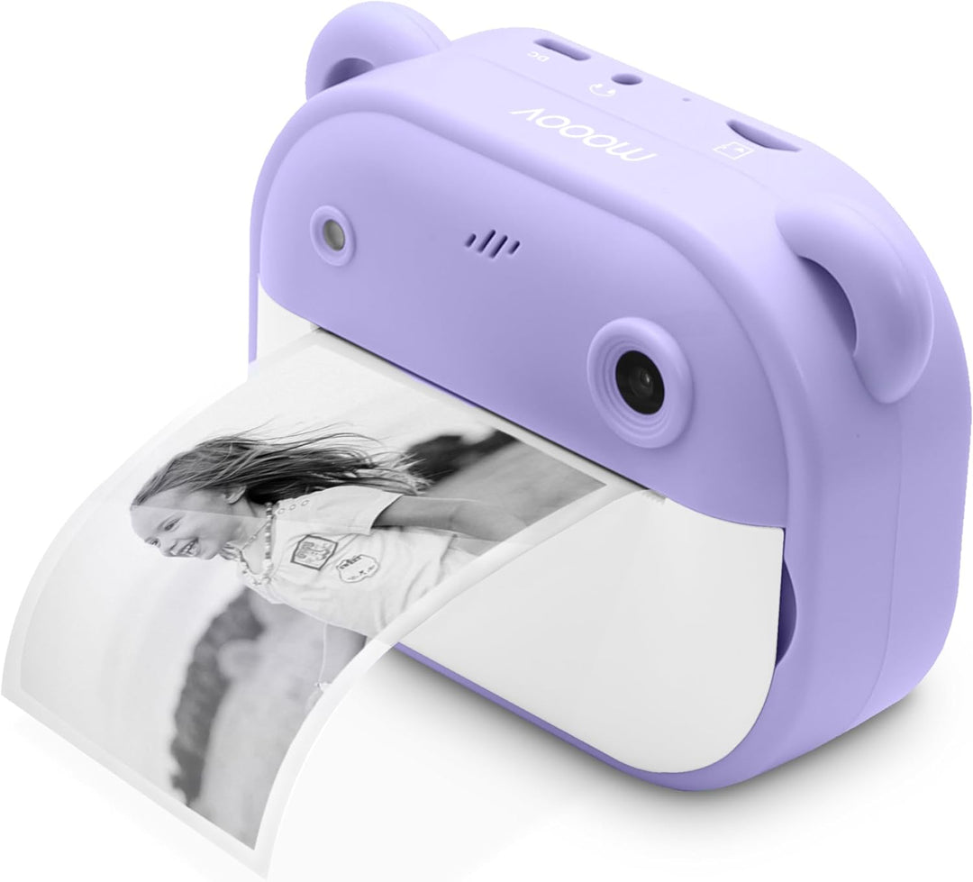 MOOOV 477523 Sofortkamera und Kinderkamera für Mädchen, Jungen, Violett