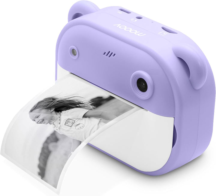 MOOOV 477523 Sofortkamera und Kinderkamera für Mädchen, Jungen, Violett