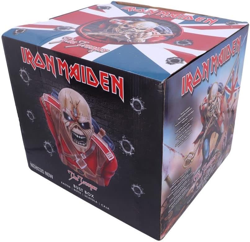 Nemesis Now Iron Maiden The Trooper Büste Box 26,5 cm, rot, 26.5cm