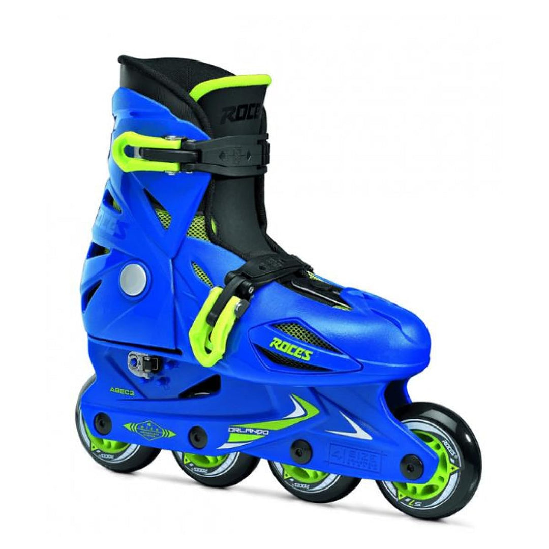 Roces Kinder Inline-skates Orlando 3 25-29 blue-lime, 25-29 blue-lime