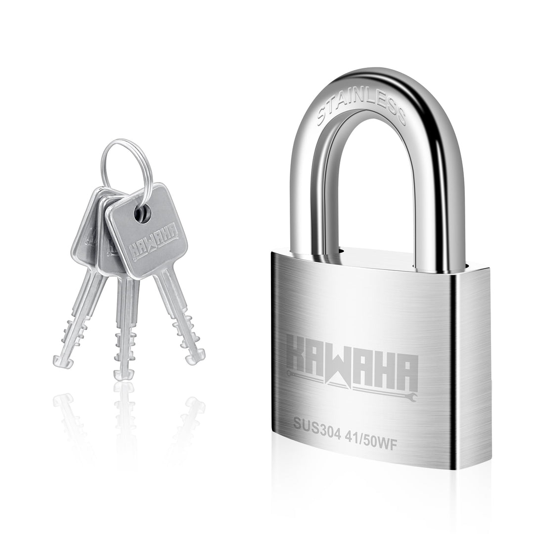 41/50KD-3SK 50mm Hochsicherheitsschloss mit Schlüssel für Innen und Aussen (SUS304 Edelstahl, Robust