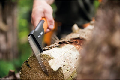 Fiskars Hand-Sappie zur Holzbearbeitung, Länge: 34,8 cm, Gehärtete Stahlklinge/Glasfaserverstärkter