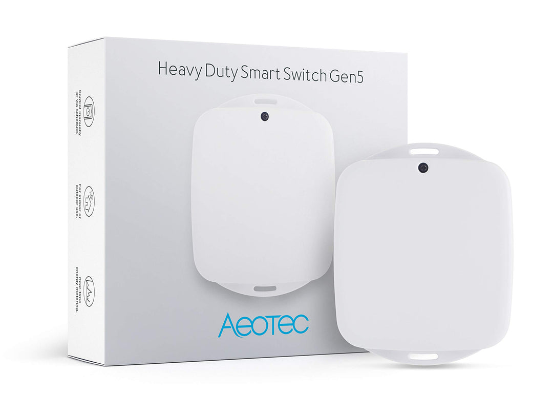 Aeotec Heavy Duty Switch | Hochleistungsschalter | Energiemessfunktion | Z-Wave | Lasten bis 40A sch