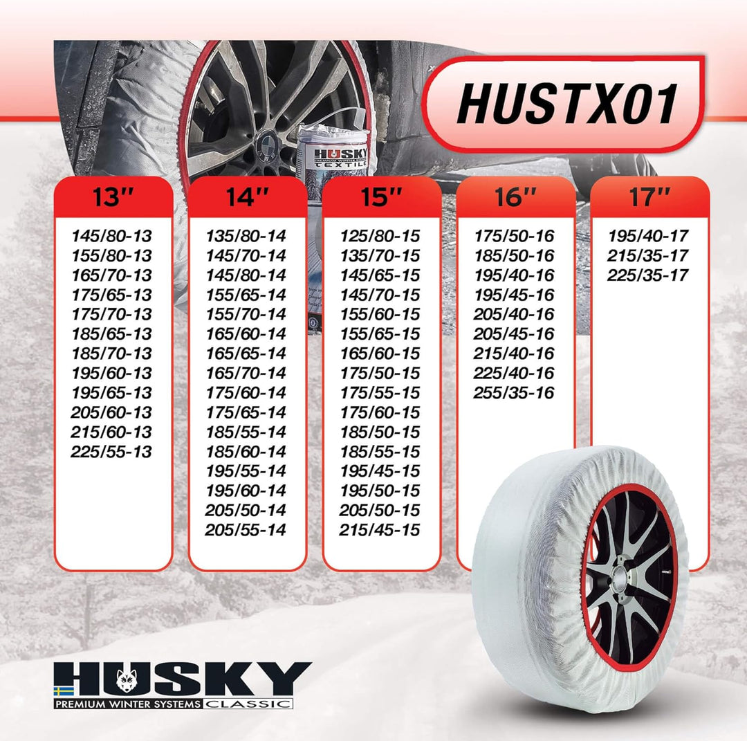 SUMEX Textile HUSTX01 Schneekette, Grösse S, S
