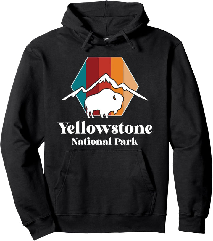 Yellowstone-Mountain-Büffalo-Nationalpark, Pullover Hoodie