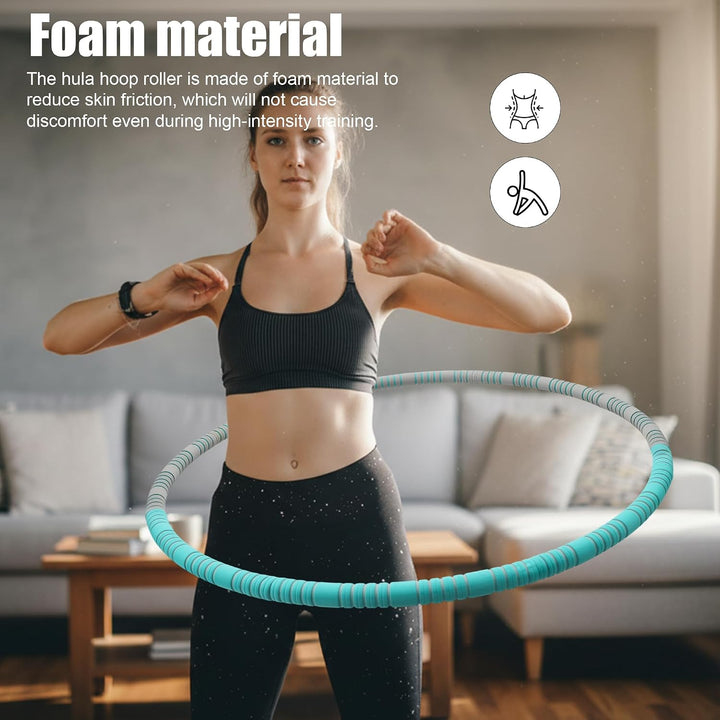 Hula Hoop Reifen Erwachsene, 8 Teile abnehmbar, Gewicht und Grösse können angepasst Werden - 1,1kg,