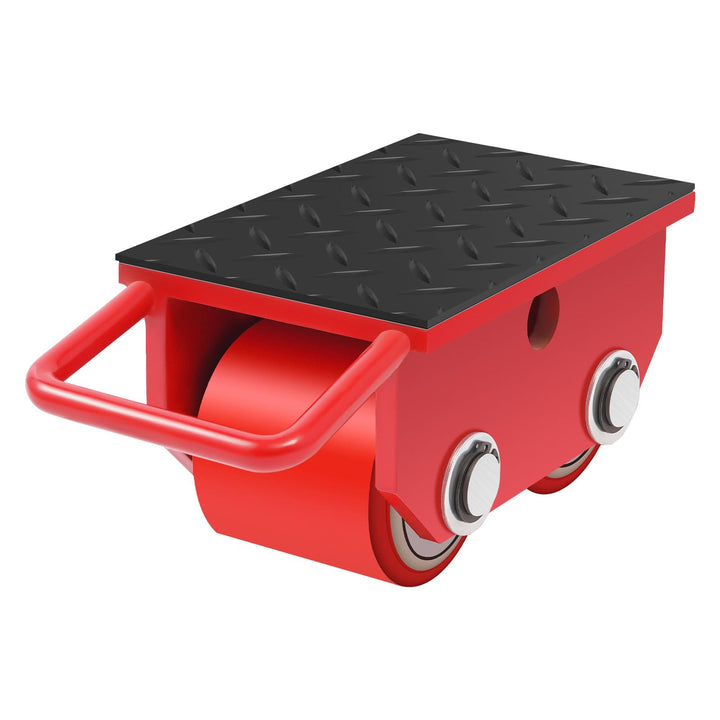 2500kg Schwerlastrollen Transportfahrwerk Maschinenbeweger Gerätewagen 5500 lbs Tragfähigkeit PU Räd