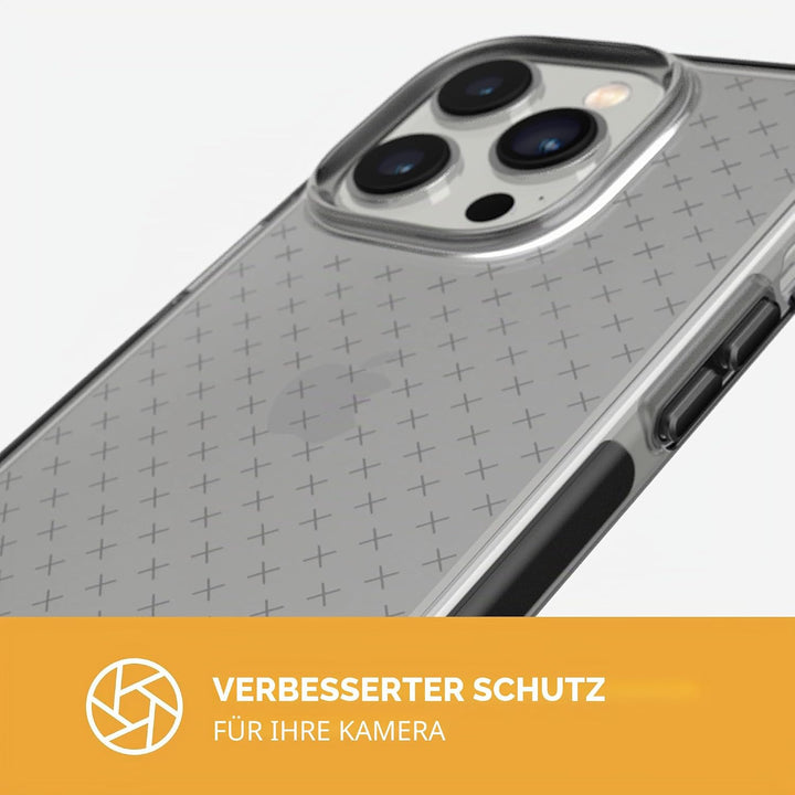 Tech 21 iPhone 14 Pro Evo Check - Stossdämpfende &amp; schlanke Schutzhülle mit 15 Fuss FlexShock Multi-