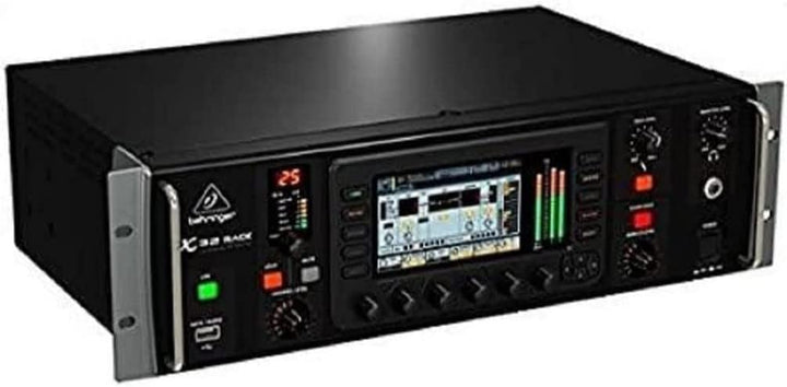 Behringer X32 RACK Digitaler Rack-Mixer mit 40 Eingängen und 25 Bussen, 16 programmierbaren Midas-Vo