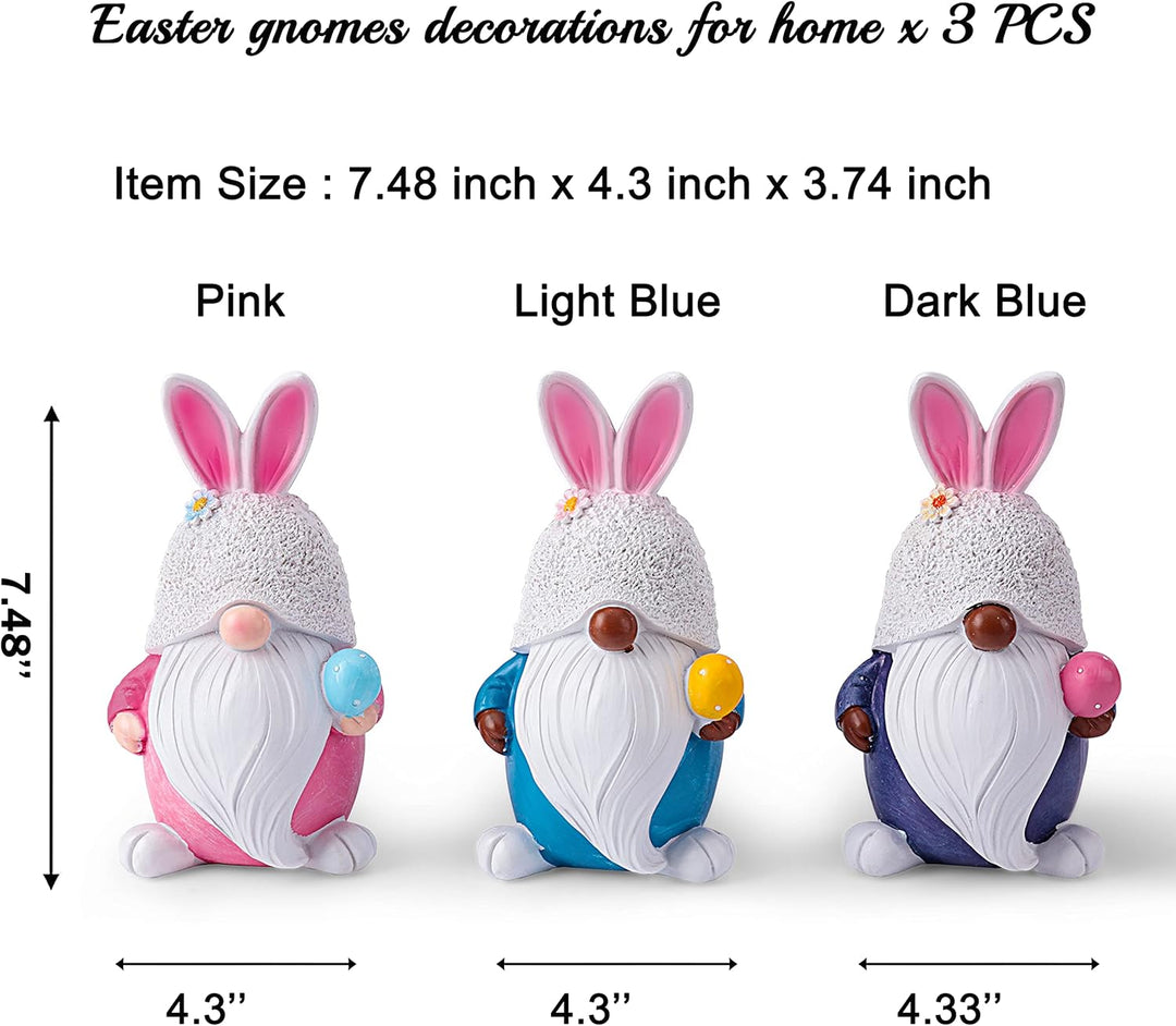 Ostern Deko Hasen Wichtel, Handgemachte Osterhasen Zwerg mit Eiern,Osterhasen Puppen für Osterdekora