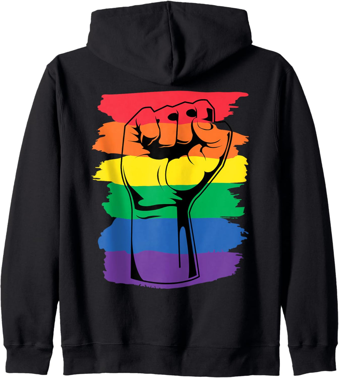 Pride Lesbian Gay Regenbogen Faust Pride Month LGBTQ Kapuzenjacke