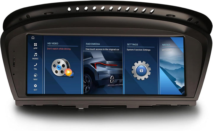 Erisin Qualcomm 8-Kern 8GB+128GB Android 14 Autoradio Bluetooth mit GPS Navi für BMW 3er E90 E91 E92