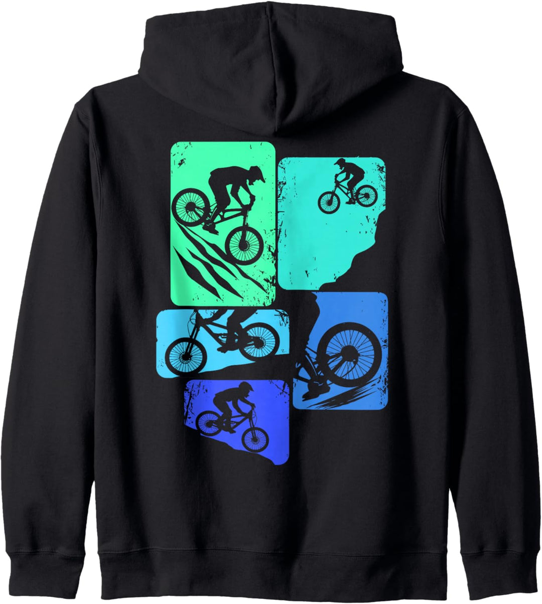 Mountainbike Downhill Biker MTB Jungen Kinder Kapuzenjacke