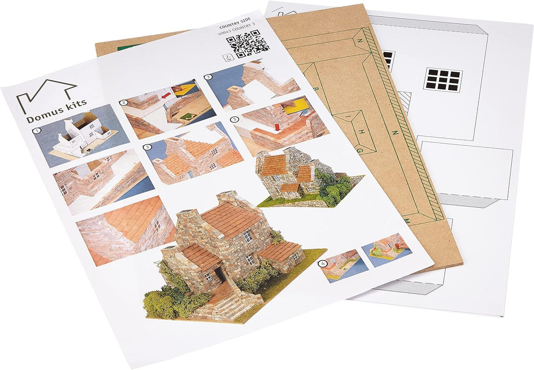DOMUS-KITS Domus kits40043 Massstab 1: 50 "Country 3-Haus Modell (2250-piece)