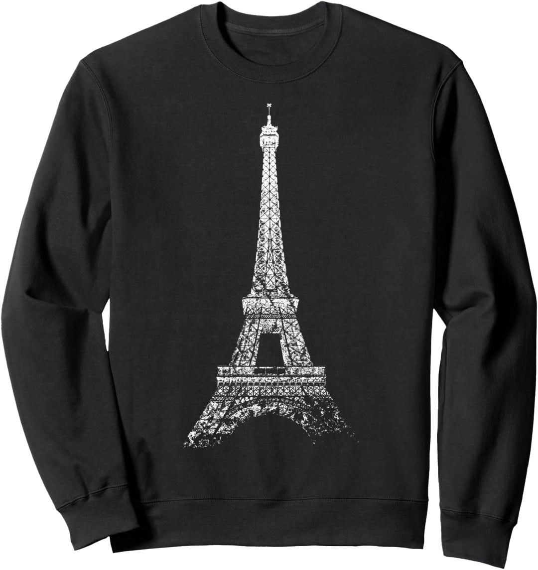 Paris Eiffelturm Vintage Skyline Love Frankreich Tour Eiffel Sweatshirt