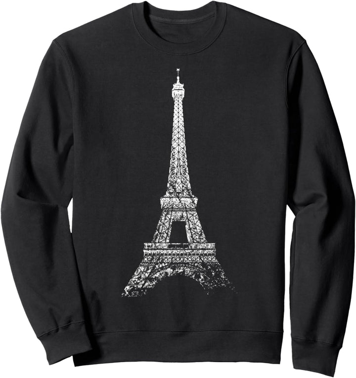 Paris Eiffelturm Vintage Skyline Love Frankreich Tour Eiffel Sweatshirt