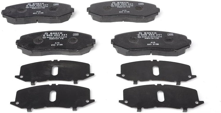 Bosch BP1304 Bremsbeläge - Vorderachse - ECE-R90 Zertifizierung - vier Bremsbeläge pro Set