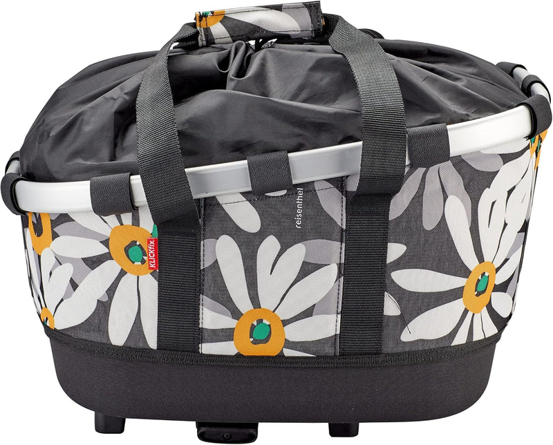 KlickFix Unisex – Erwachsene Bikebasket Gt Fahrradkorb Masse: 33 x 27 x 42 cm Margarite, Masse: 33 x
