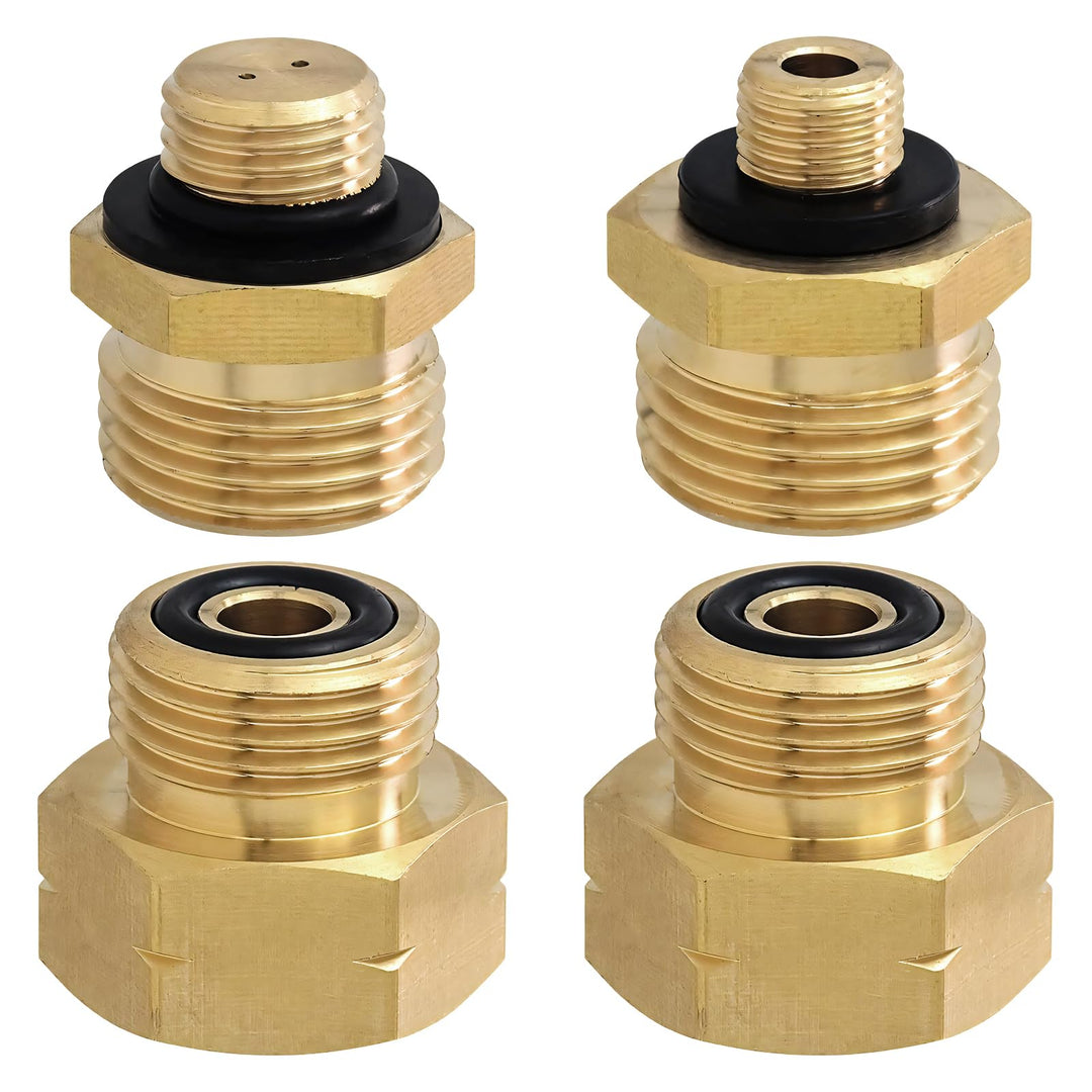 Joyan 4 Stück Adapter Set EU Gasflaschen