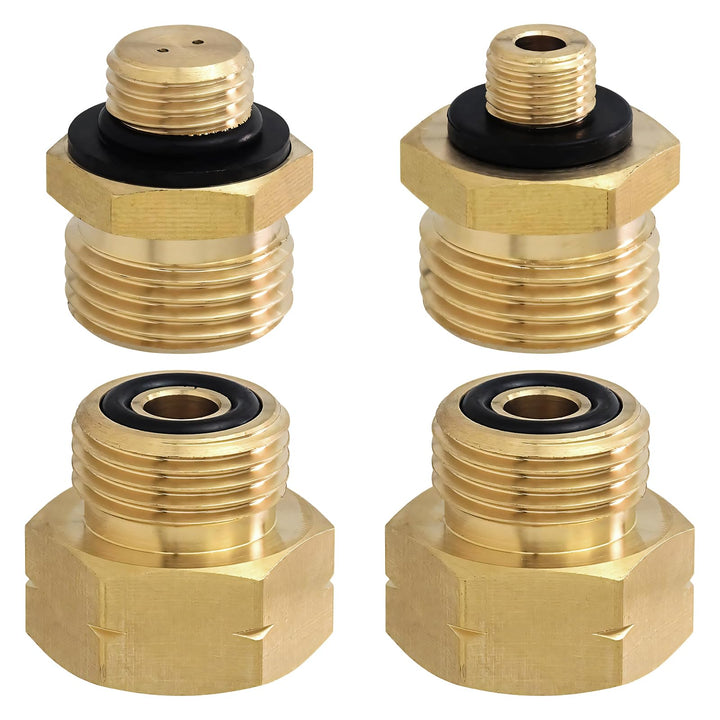 Joyan 4 Stück Adapter Set EU Gasflaschen
