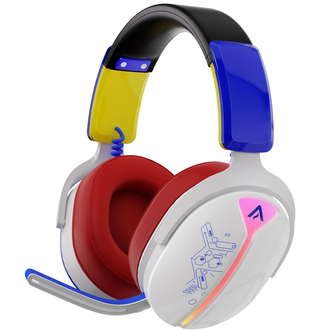 Gaming Headset Wireless, Headset mit Mikrofon für ps5 ps4, PC, Switch, Bluetooth 5.3, 7.1 Surround S