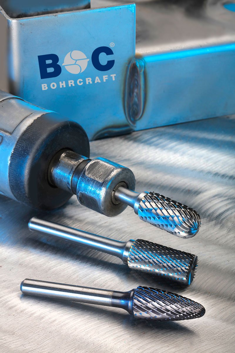 Bohrcraft HM-Frässtifte Set R5 / Ø 10,0 mm / 5-teilig / 5900 13 30006, 5-teilig