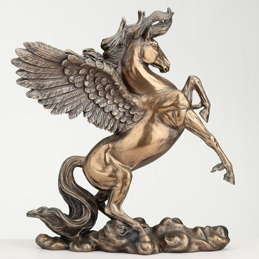 braunen Finish geflügelten Pferd Pegasus Statue Amazing Detail
