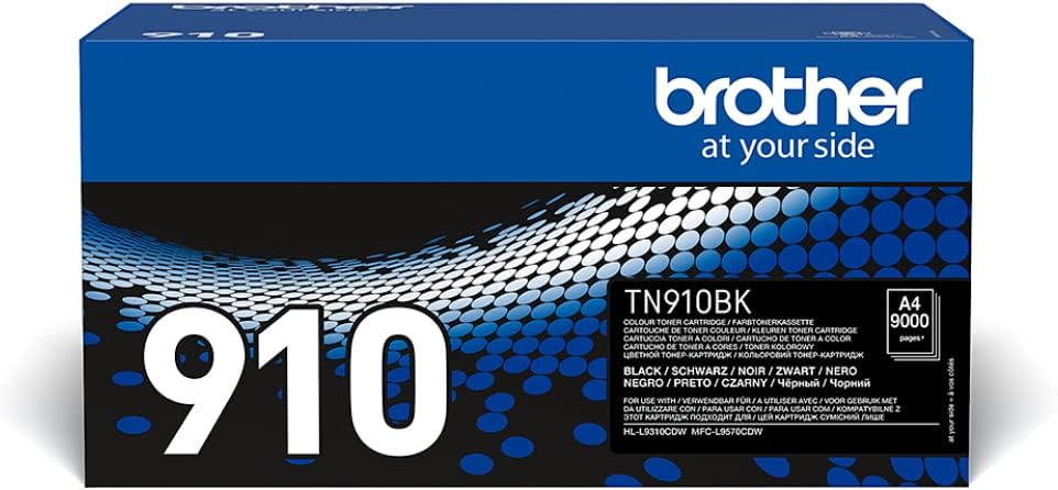 Brother Original Ultra-Jumbo-Tonerkassette TN-910BK schwarz (für Brother HL-L9310CDW, HL-L9310CDWT,