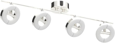 PADMA LED Deckenlampe Strahler Küche Modern Warmweiss 4 x 5W mit 2 Schwenkbar Blätte 3000K 1600 Lume