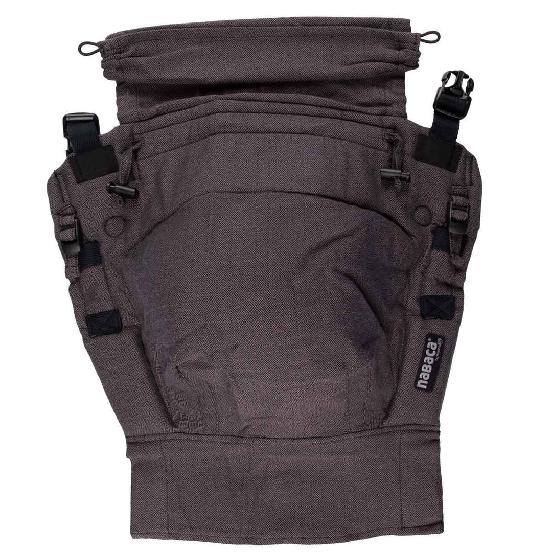 HOPPEDIZ Panel für Babytrage Nabaca London grau Gr. M