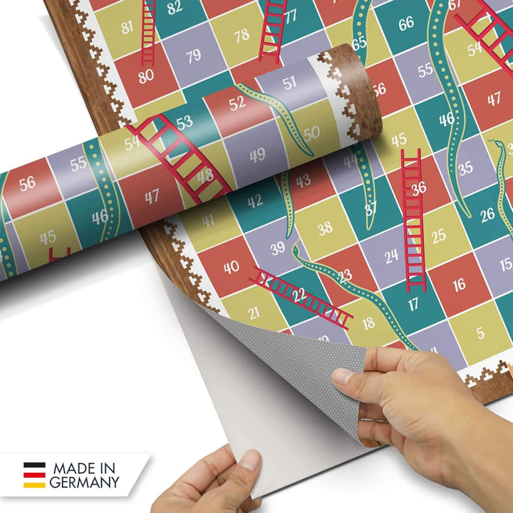 Möbelfolie selbstklebend für Kinder - passend für IKEA Lack Tisch 78x78 cm I Tolle Möbelaufkleber fü